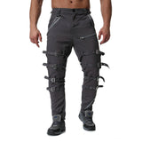 Metal Decoration Zippers Gothic Pants - Alt Style Clothing