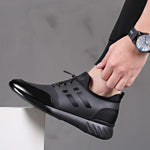 Shoes Quality Lycra+ Cow Leather Shoes Casual - Alt Style Clothing