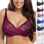 Ultra-Thin Lace Bras in Plus Sizes B to F Cup - Alt Style Clothing