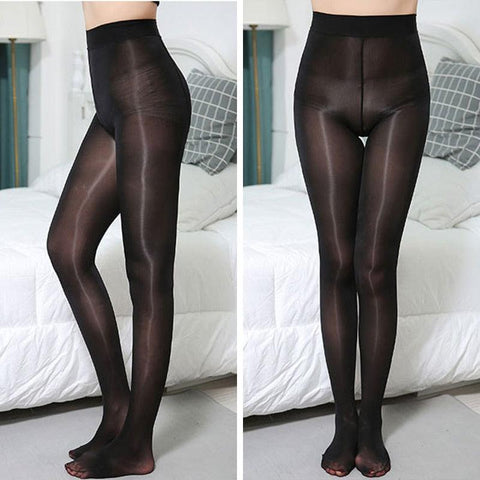 Elastic Magical Stockings Glitter Pantyhose Anti Hook Sexy Oil Open