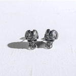 Demon Satan Ram Skull Nordic Retro Viking Earrings - Alt Style Clothing