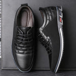 Classic Casual Men Leather Shoes Breathable - Alt Style Clothing