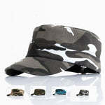 Camo Military Tactical Cap Snapback Hat - Alt Style Clothing