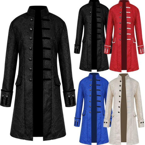 Steampunk Jacket Cosplay Gentlman Blazers Gothic Jacket