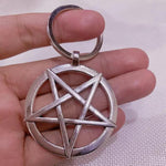 Channel Your Inner Darkness with Inverted Pentagram Pendant Satanic Symbol Necklace Unisex Amulet Jewelry - Alt Style Clothing
