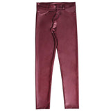 Punk Style Faux Leather Pencil Pants - Featuring Matte PU Material for a Sleek and Skinny Fit Look - Alt Style Clothing