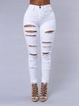 Hot ripped jeans for women sexy skinny pencil pants - Alt Style Clothing