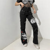 Cyber Cargo Pants for Gothic, Emo, and Alternative Style - Alt Style Clothing