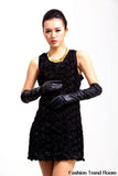 Get a Sexy and Edgy Look with Faux Long Leather Gloves for Women - Alt Style Clothing