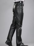 Sheepskin Straight Pants - Featuring Zipper Fly and Regular Full Length for a Classic and Fashionable Look