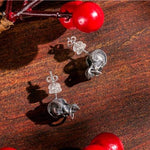 Demon Satan Ram Skull Nordic Retro Viking Earrings - Alt Style Clothing