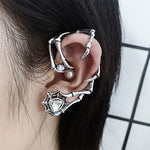 Unleash Your Temptation with the Beauty of Retro Vintage Gothic Metal Ear Cuff Clip Wrap Earring - Alt Style Clothing