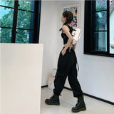 Gothic Cargo Pants  High Waisted