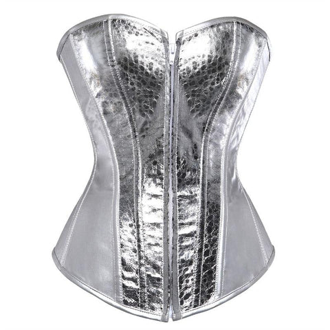 Corset bustier top overbust corset leather nightclub - Alt Style Clothing