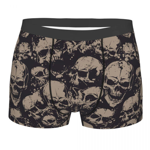 Gothic Boxer Shorts Panties Soft Underwear - Alt Style Clothing