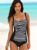 Slimming One Piece Swimsuit - Alt Style Clothing
