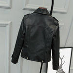 Sleek and Stylish: Slim PU Leather Jacket for Women - Perfect for the Motorcycle Enthusiast - Alt Style Clothing
