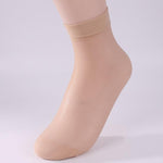 Skritts Women's Ultrathin Solid Nylon Knee High Socks - Pack of 30 - Alt Style Clothing