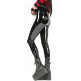PU Leather Pencil Pants with High-Waist Stretch and Seamless Leggings - Alt Style Clothing