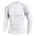 Dry Fit Compression Shirt Men Fitness Long Sleeves - Alt Style Clothing