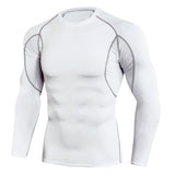 Dry Fit Compression Shirt Men Fitness Long Sleeves