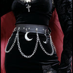 versatile belt chain metal Punk Gothic style - Alt Style Clothing
