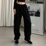Jogging Sweatpants Baggy Sports Pants High Waist Sweat Casual Trousers - Alt Style Clothing