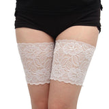 Stylish Geometric Leg Warmers with Anti-Chafing Thigh Bands and Non-Slip Silicon Grip for Women - Alt Style Clothing