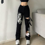 Cyber Cargo Pants for Gothic, Emo, and Alternative Style - Alt Style Clothing