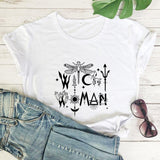Gothic Witchy Woman Short Sleeve T-Shirt - Alt Style Clothing
