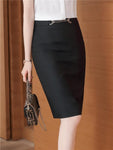 Flaunt Your Style at the Office with our Sexy High-Waisted Midi Pencil Skirt for Ladies - Alt Style Clothing
