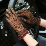 Lace Gloves with Sexy and Thin Full Finger Mesh