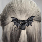 Luna Moth French Barrette Gothic Witch Hairpin - Alt Style Clothing
