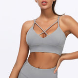 Thin Strap Push-Up Sports Bra for Women - Alt Style Clothing