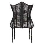 Stay Sexy and Slim with Lace Mesh Breathable Bustier Body Shaper - Alt Style Clothing
