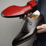 Oxfords Men Shoes Red Sole Fashion Business Casual Party Banquet Daily Retro Shoes - Alt Style Clothing
