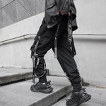 Gothic Cargo Trousers for Men Techwear - Alt Style Clothing