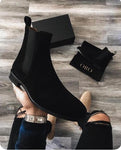 Step Up Your Style Game with High Quality Vintage Men's Ankle Boots - Classic Dress Shoes for the Modern Man - Alt Style Clothing