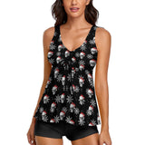 Cartoon Gothic Swimsuit: Make a Bold Statement on the Beach - Alt Style Clothing