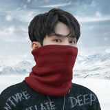 Windproof Warm Knitted Plush Thicken Wool Protect The Neck Pullover Scarf - Alt Style Clothing