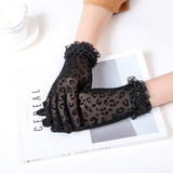 Lace Gloves with Sexy and Thin Full Finger Mesh - Alt Style Clothing