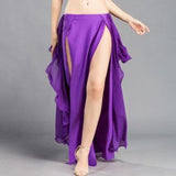 Unleash Your Inner Confidence with Dancer's Vitality Chiffon Sexy Split Practice Skirt for Women Belly Dancing - Alt Style Clothing