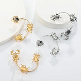 Exaggerated Insect Clip Earrings - Alt Style Clothing