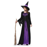Witch Vampire Scary Purple Carnival Costume - Alt Style Clothing