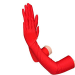 Long Glove Thin Elasticity Solid Elegant Party Gloves - Alt Style Clothing