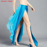 Unleash Your Inner Confidence with Dancer's Vitality Chiffon Sexy Split Practice Skirt for Women Belly Dancing - Alt Style Clothing