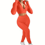 Lady Sportswear 2pcs Yoga Sport Suit Gym Fitness Set - Alt Style Clothing