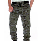 Sweatpants Men Camouflage Elasticity Military Cargo Pants With Drawstring - Alt Style Clothing