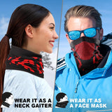Soft Tube Bandana Mask Neck Gaiter Scarf for Half Face Covering - Alt Style Clothing