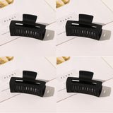 4Pcs/Set New Hot Solid Color Shark Hair Clips - Alt Style Clothing